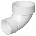 Charlotte Pipe & Foundry Company PVC 00329 0600HA Schedule 40 DWV Closet Bend, 4 x 3 in Hub x Hub