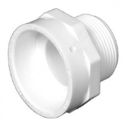 Charlotte Pipe & Foundry Company PVC 00109 0800HA Schedule 40 DWV Pipe Thread Adapter, 1-1/2 x 1-1/4