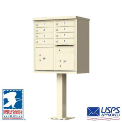 Authentic Parts 1570-8 Cluster Box Unit, 8 Tenant Boxes, Mailbox
