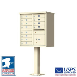 Authentic Parts 1570-12 Cluster Box Unit, 12 Tenant Boxes, Mailbox