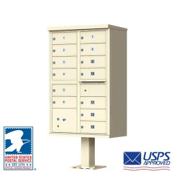 Authentic Parts 1570-13 Cluster Box Unit, 13 Tenant Boxes, Mailbox