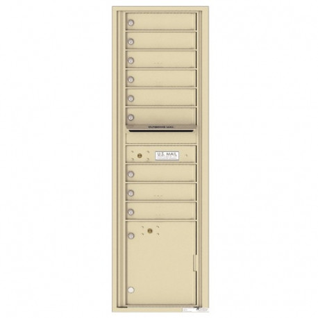 Authentic Parts 4C16S-09 Versatile 4C MailBox Module, 9 Tenant Doors with 1 Parcel Lockers