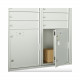 Authentic Parts 4C16S-3P Recessed Mount 3 Parcel Doors/Parcel Locker Unit