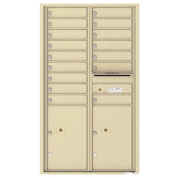 Authentic Parts 4C15D-16 Versatile 4C MailBox Module, 16 Tenant Doors with 2 Parcel Lockers
