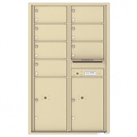 Authentic Parts 4C14D-07 Versatile 4C MailBox Module, 7 Tenant Doors with 2 Parcel Lockers