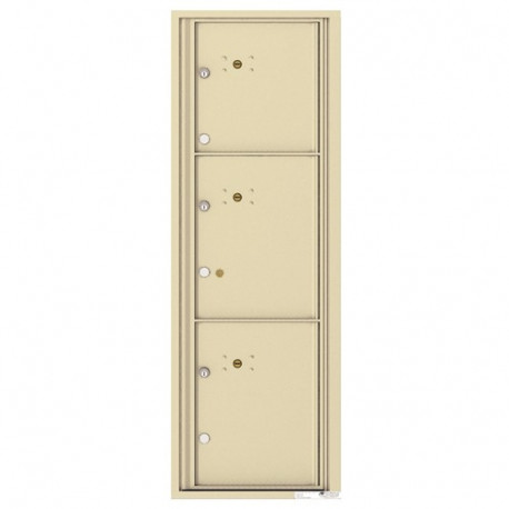 Authentic Parts 4C14S-3P Recessed Mount 3 Parcel Doors/Parcel Locker Unit