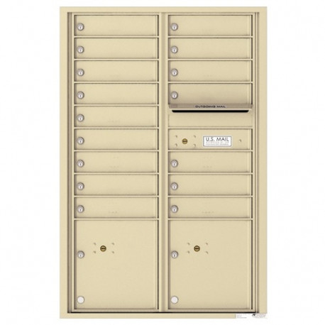 Authentic Parts 4C13D-16 Versatile 4C MailBox Module, 16 Tenant Doors with 2 Parcel Lockers