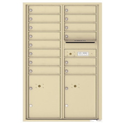 Authentic Parts 4C13D-14 Versatile 4C MailBox Module, 14 Tenant Doors with 2 Parcel Lockers
