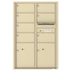 Authentic Parts 4C13D-07 Versatile 4C MailBox Module, 7 Tenant Doors with 2 Parcel Lockers