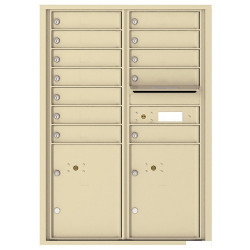 Authentic Parts 4C12D-12 Versatile 4C MailBox Module, 12 Tenant Doors with 2 Parcel Lockers