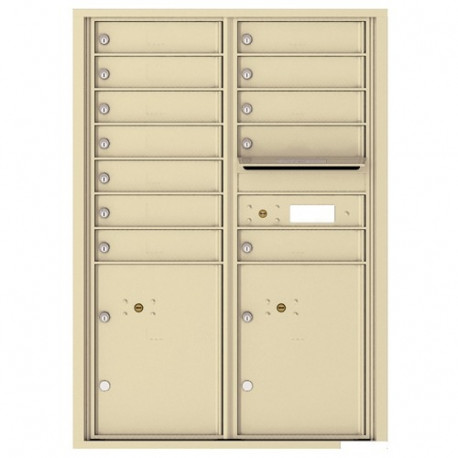 Authentic Parts 4C12D-12 Versatile 4C MailBox Module, 12 Tenant Doors with 2 Parcel Lockers