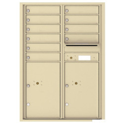 Authentic Parts 4C12D-10 Versatile 4C MailBox Module, 10 Tenant Doors with 2 Parcel Lockers