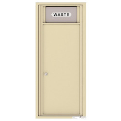 Authentic Parts 4C12S-Bin Trash/Recycling Bin with 1 collection area, Recessed Mount