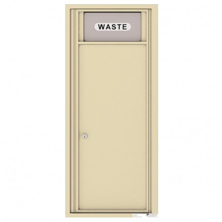 Authentic Parts 4C12S-Bin Trash/Recycling Bin with 1 collection area, Recessed Mount