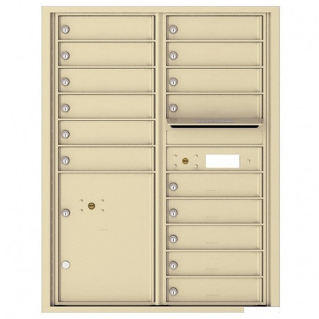Authentic Parts 4C11D-15 Versatile 4C MailBox Module,15 Tenant Doors with 1 Parcel Locker