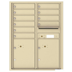 Authentic Parts 4C11D-10 Versatile 4C MailBox Module,10 Tenant Doors with 2 Parcel Lockers
