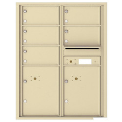 Authentic Parts 4C11D-05 Versatile 4C MailBox Module,5 Tenant Doors with 2 Parcel Lockers