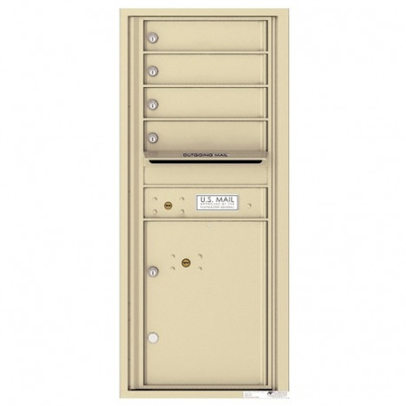 Authentic Parts 4C11S-04 Versatile 4C MailBox Module, 4 Tenant Doors with 1 Parcel Locker