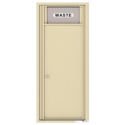 Authentic Parts 4C11S-Bin Trash/Recycling Bin with 1 collection area, Recessed Mount