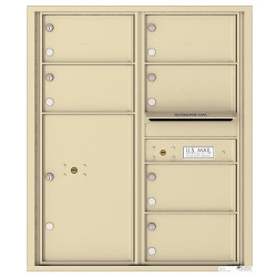 Authentic Parts 4C10D-06 Versatile 4C MailBox Module, 6 Tenant Doors with 1 Parcel Locker