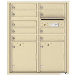 Authentic Parts 4CADD-09 Versatile 4C MailBox Module, 9 Tenant Doors with 2 Parcel Lockers