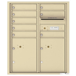 Authentic Parts 4CADD-08 Versatile 4C MailBox Module, 8 Tenant Doors with 2 Parcel Lockers