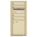 Authentic Parts 4CADS-04 Versatile 4C MailBox Module, 4 Tenant Doors with 1 Parcel Locker