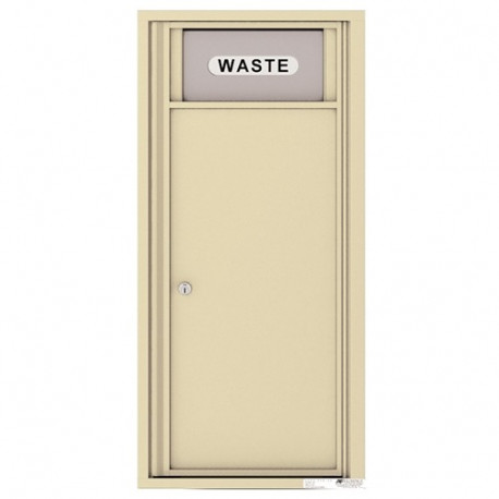Authentic Parts 4CADS-Bin Trash/Recycling Bin with 1 collection area, Recessed Mount