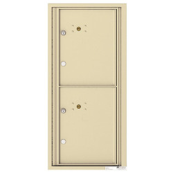 Authentic Parts 4CADS-2P Recessed Mount 2 Parcel Doors/Parcel Locker Unit
