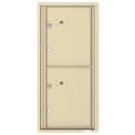Authentic Parts 4CADS-2P Recessed Mount 2 Parcel Doors/Parcel Locker Unit