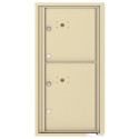 Authentic Parts 4C09S-2P Recessed Mount 2 Parcel Doors/Parcel Locker Unit