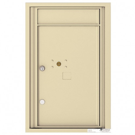 Authentic Parts 4C07S-1P Recessed Mount Parcel Locker Unit, 1 Parcel Door