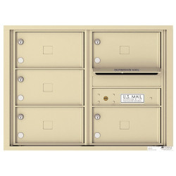 Authentic Parts 4C06D-05X Versatile 4C MailBox Module, 5 Tenant Doors
