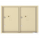 Authentic Parts 4C06D-2P Recessed Mount Parcel Locker Unit, 2 Parcel Doors