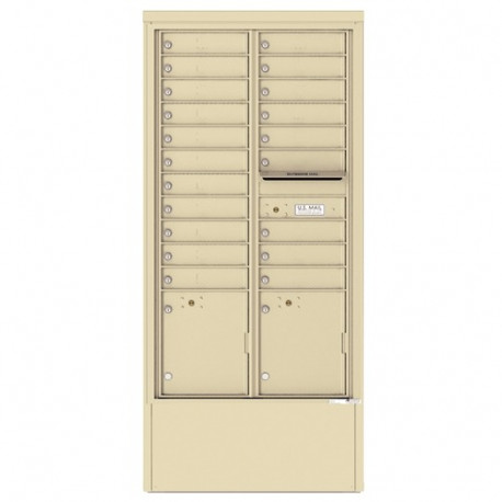 Authentic Parts 4C16D-20-D Versatile 4C Depot with Module, 20 Tenant Doors with 2 Parcel Lockers