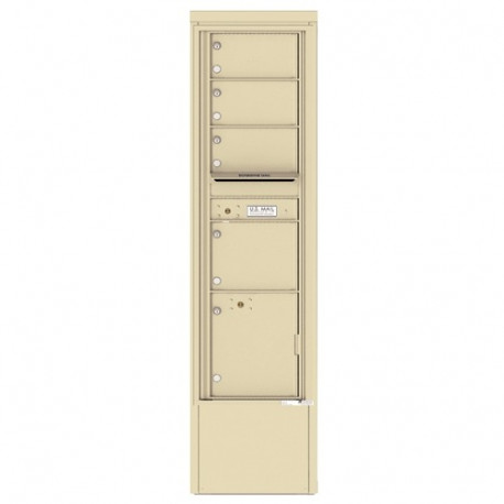 Authentic Parts 4C16S-04-D Versatile 4C Depot with Module, 4 Tenant Doors with Parcel Locker