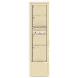 Authentic Parts 4C16S-03-D Versatile 4C Depot with Module, 3 Tenant Doors with Parcel Locker