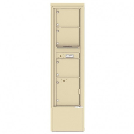 Authentic Parts 4C16S-03-D Versatile 4C Depot with Module, 3 Tenant Doors with Parcel Locker