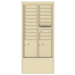 Authentic Parts 4C15D-18-D Versatile 4C Depot with Module, 18 Tenant Doors with 2 Parcel Lockers