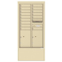Authentic Parts 4C15D-16-D Versatile 4C Depot with Module, 16 Tenant Doors with 2 Parcel Lockers