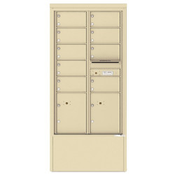 Authentic Parts 4C15D-09-D Versatile 4C Depot with Module, 9 Tenant Doors with 2 Parcel Lockers