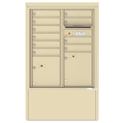 Authentic Parts 4CADD-10-D Versatile 4C Depot with Module,10 Tenant Doors with 2 Parcel Lockers