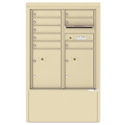 Authentic Parts 4CADD-08-D Versatile 4C Depot with Module, 8 Tenant Doors with 2 Parcel Lockers