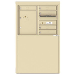 Authentic Parts 4C06D-05-D Versatile 4C Depot with Module, 5 Tenant Doors with 1 Parcel Locker