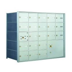 Authentic Parts 140055PLA Horizontal Mailboxe, 20 Tenant Doors with 1 Master Door and 1 Parcel Locker