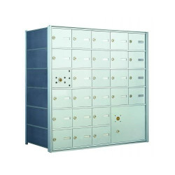 Authentic Parts 140065PLA Horizontal Mailboxe, 25 Tenant Doors, 1 Master Door, 1 Parcel Locker