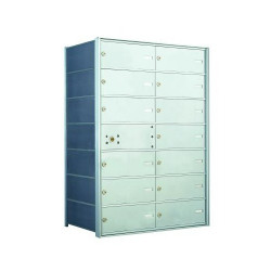 Authentic Parts 140074DA Horizontal Mailboxe, 13 Tenant Doors with 1 Master Door