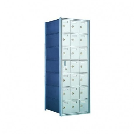 Authentic Parts 16007 1600 Series Front Loading, Recess-Mounted Horizontal Mailbox, 39" Height