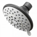 Homewerks Worldwide 109716 5-Spray Shower Head, Fixed Mount, 1.8 GPM, Matte Black