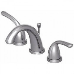 Homewerks Worldwide 204673 Lavatory Faucet, 2 Handles, Brushed Nickel
